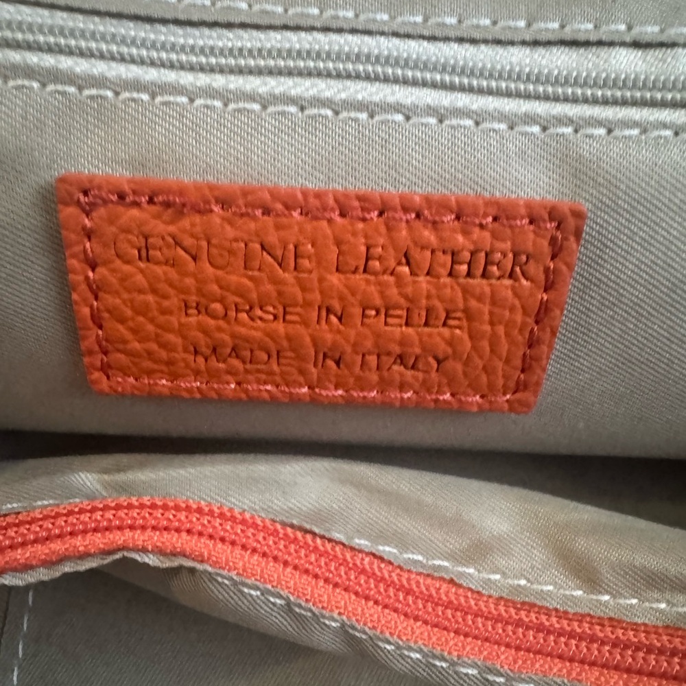 Leather Backpack/Purse Borse In Pelle Made in Italy - Picture 4 of 6
